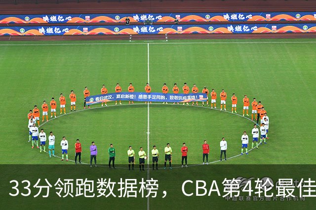 33分领跑数据榜，CBA第4轮最佳阵容五人出炉